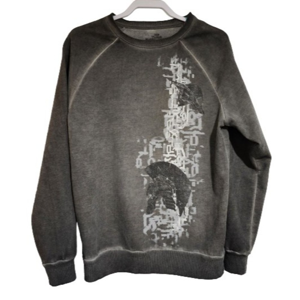 Marvel Thor Ragnarok Mens Graphic Sweatshirt Size S Gray Cotton Blend Crew Neck